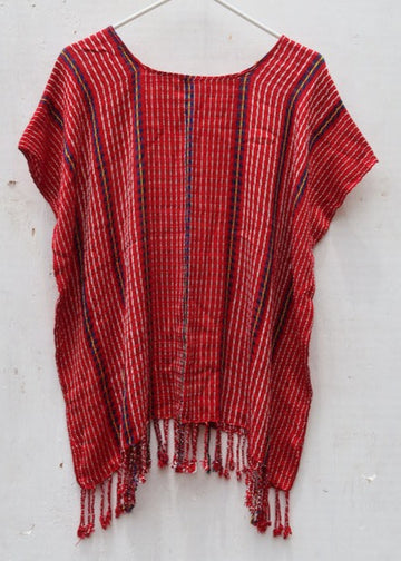 Trama Textiles - Naturally dyed ceremonial blouse - Kinich Ahau
